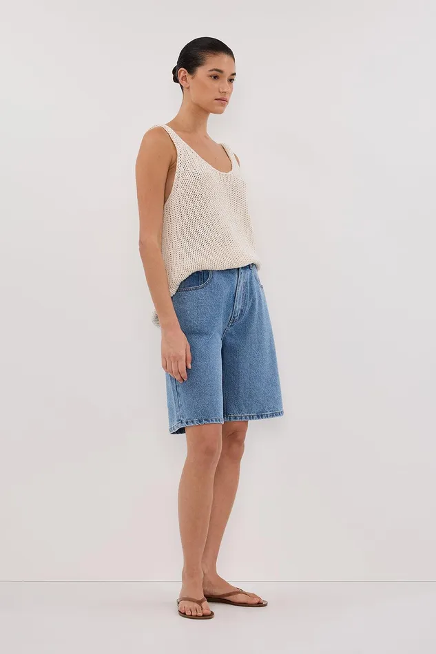 BAMBI MED BLUE BERMUDA DENIM SHORT Women DISSH Shorts