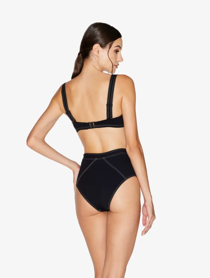 Bandeau Bikini Top In Black Swim La Perla Bikinis