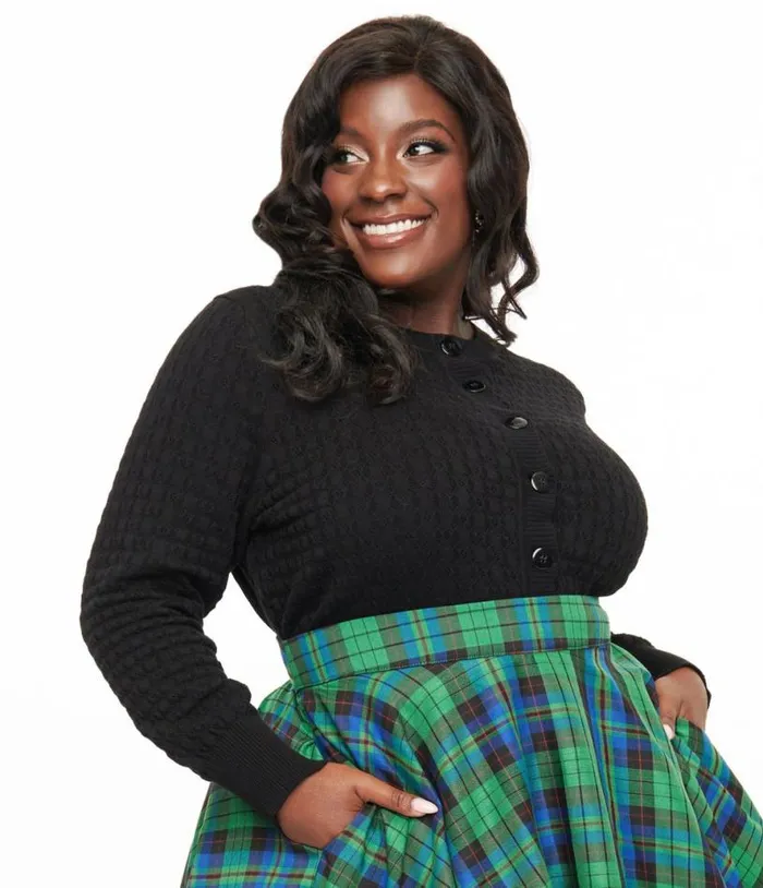 Banned Plus Size 1950s Black Katie Cardigan Clothing Unique Vintage Sweaters and Cardigans Banned Plus Size 1950s Black Katie Cardigan Clothing Unique Vintage Sweaters and Cardigans