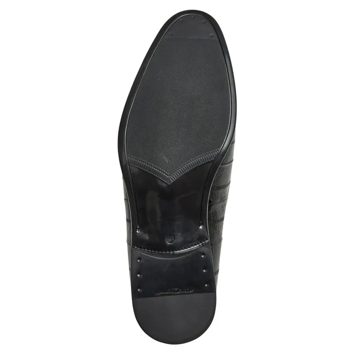 Bellino Leather Loafer Black Eel Men Bruno Magli Loafers and Slipons