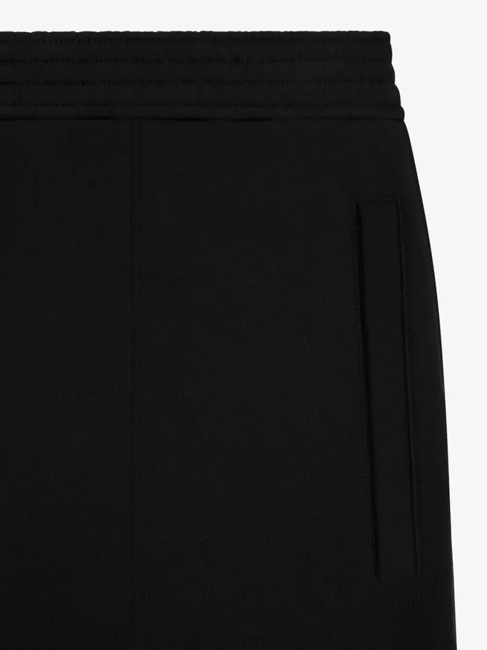 Bermuda Shorts In Fleece Black Men Givenchy Pants and Shorts