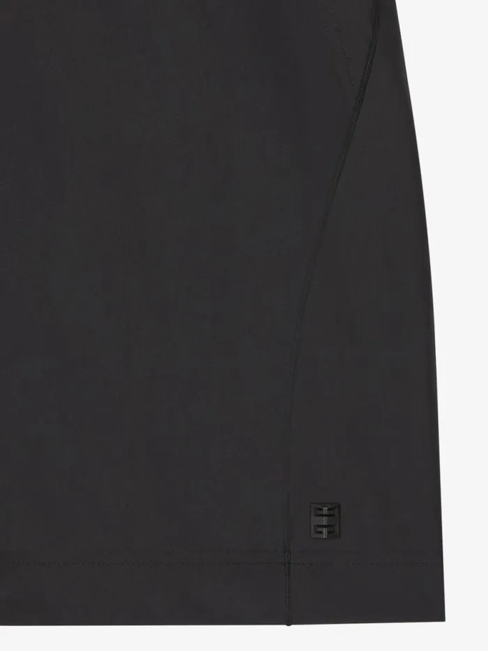 Bermuda Shorts With 4g Detail Black Men Givenchy Pants and Shorts