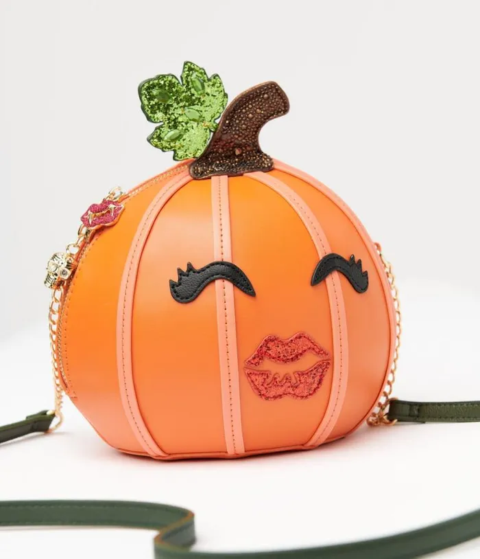 Betsey Johnson Orange You039re So Gourdgeous Crossbody Bag Accessories Unique Vintage Novelty Bags