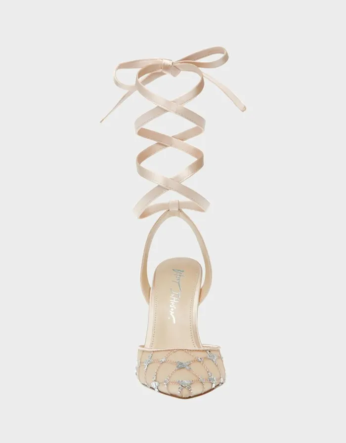 Betsey Johnson Women ANGEL NUDE Nude