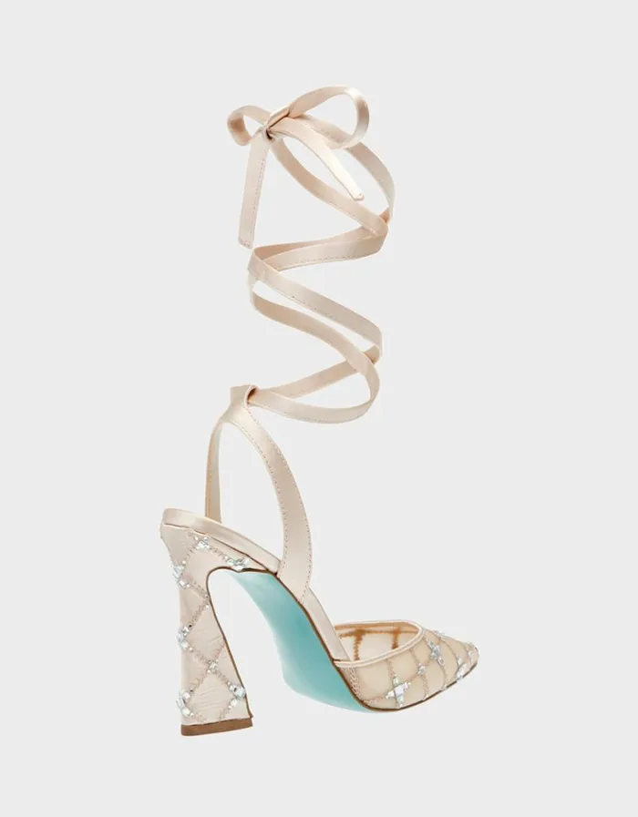 Betsey Johnson Women ANGEL NUDE Nude