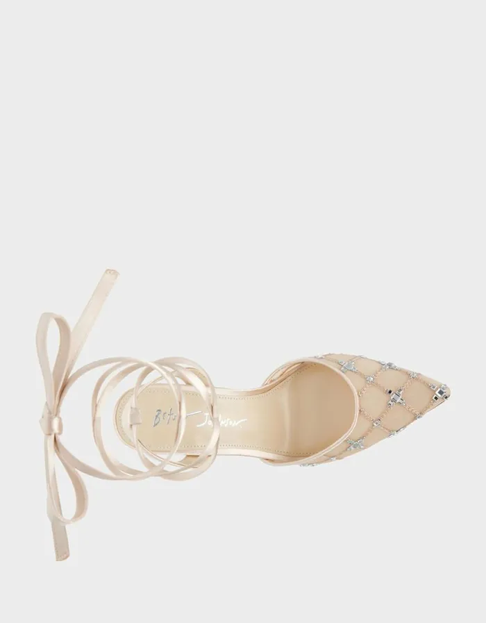 Betsey Johnson Women ANGEL NUDE Nude