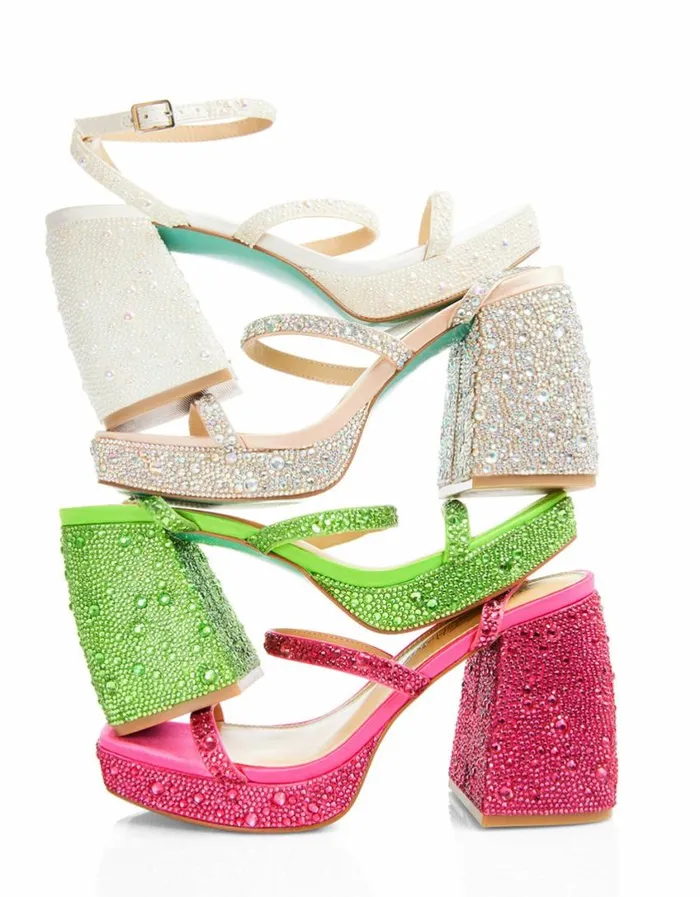 Betsey Johnson Women DENNI RHINESTONES Rhinestone