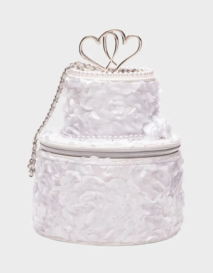 Betsey Johnson Women KITSCH FROST YOURSELF CROSSBODY IVORY Ivory