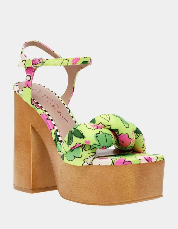 Betsey Johnson Women MANDEE YELLOW MULTI Yellow Multi