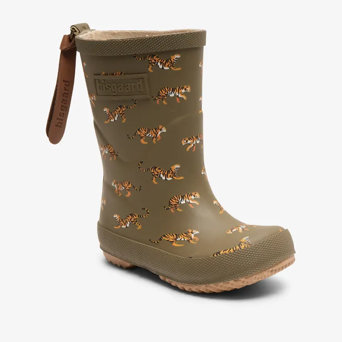bisgaardshoes basic safari Green KIDS Rubber boots