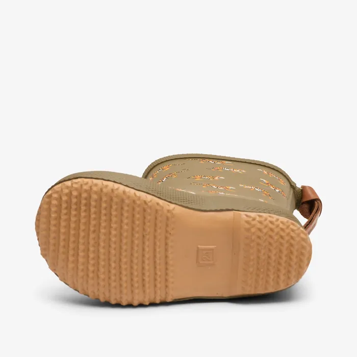 bisgaardshoes basic safari Green KIDS Rubber boots