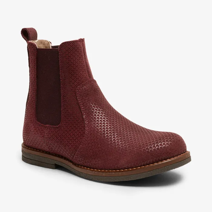 bisgaardshoes Boots KIDS madia lamb blackberry Black