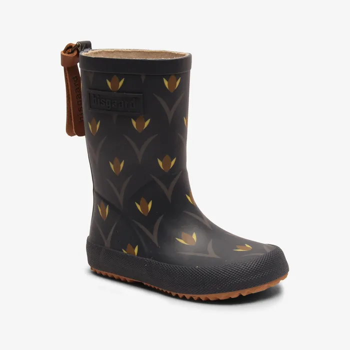 bisgaardshoes fashion tulip flowers Blue BABY Rubber boots