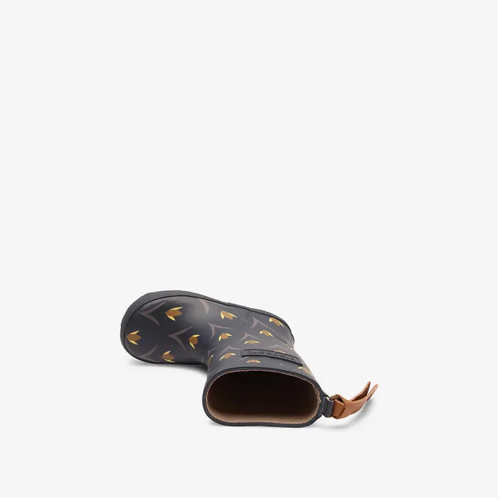 bisgaardshoes fashion tulip flowers Blue BABY Rubber boots