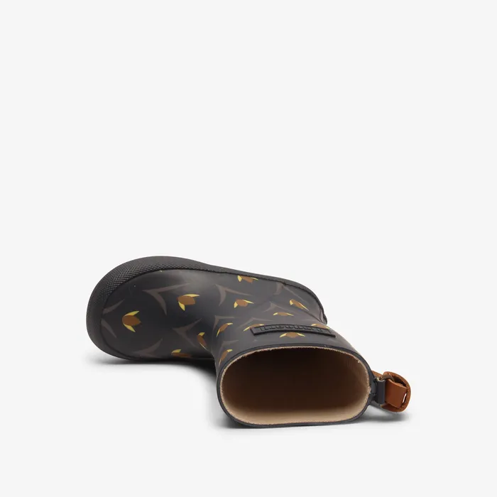 bisgaardshoes fashion tulip flowers Blue BABY Rubber boots