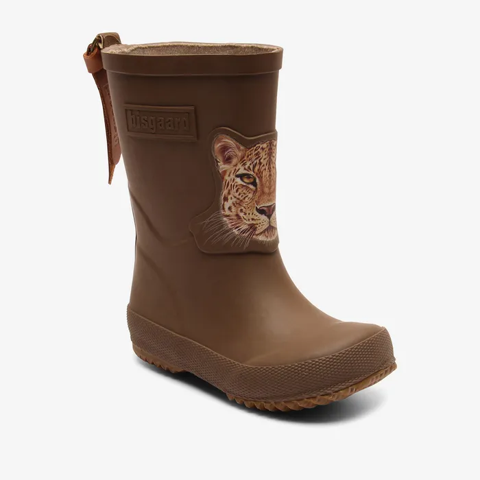 bisgaardshoes Rubber boots BABY basic rubber brownjaguar Brown