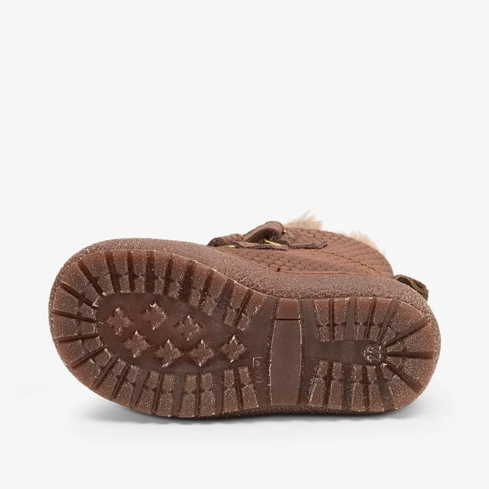 bisgaardshoes storm lamb violet waves Brown KIDS Winter boots