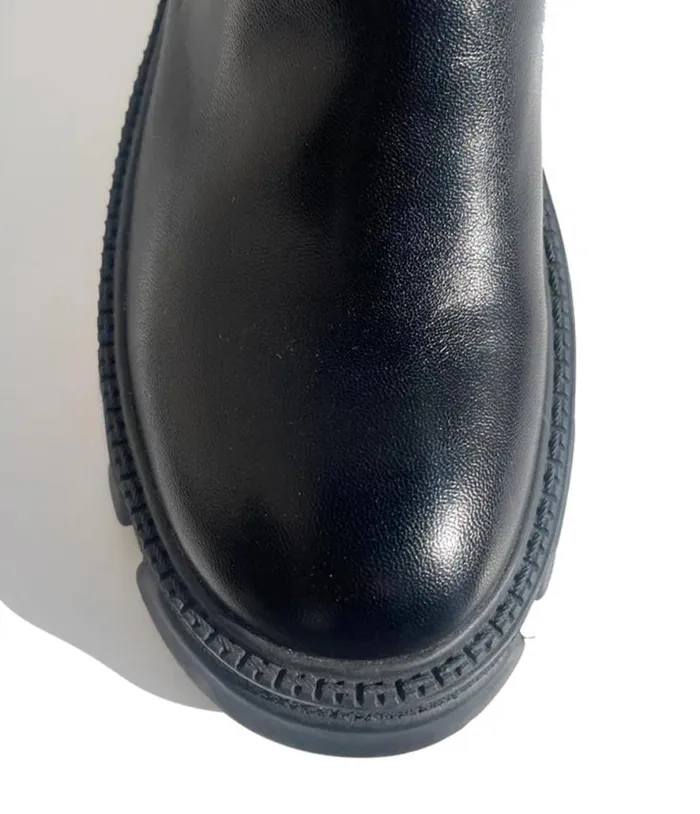Black and White Balancing Act Boots Shoes Unique Vintage Boots