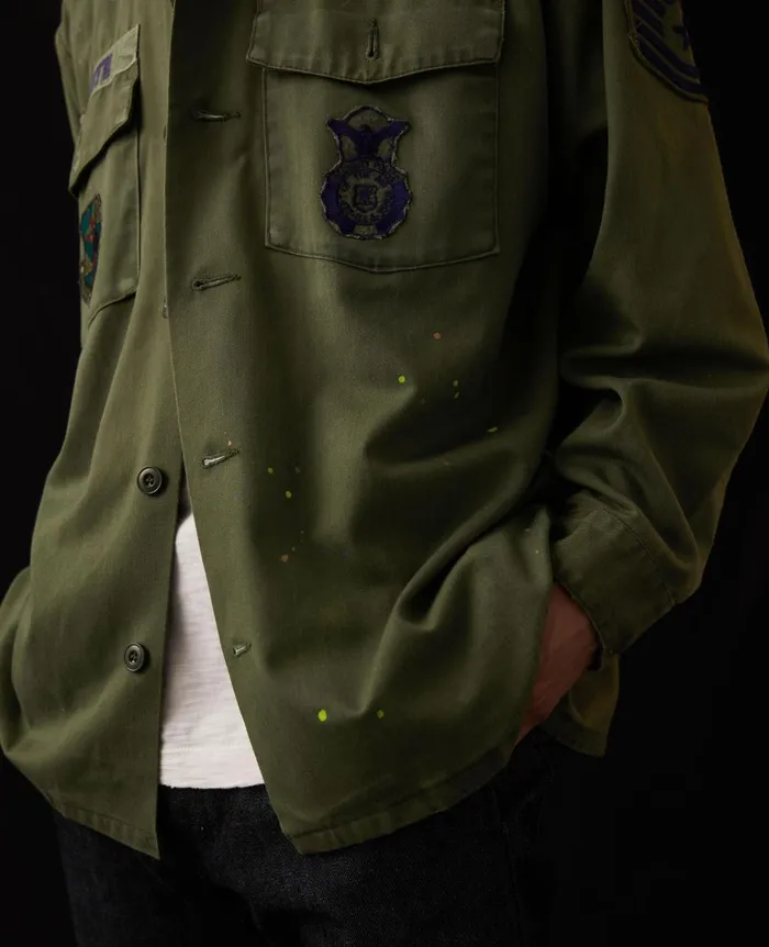 Blake Jacket Stone Dot Vintage Green Women AG Jeans Jackets Blake Jacket Stone Dot Vintage Green Women AG Jeans Jackets