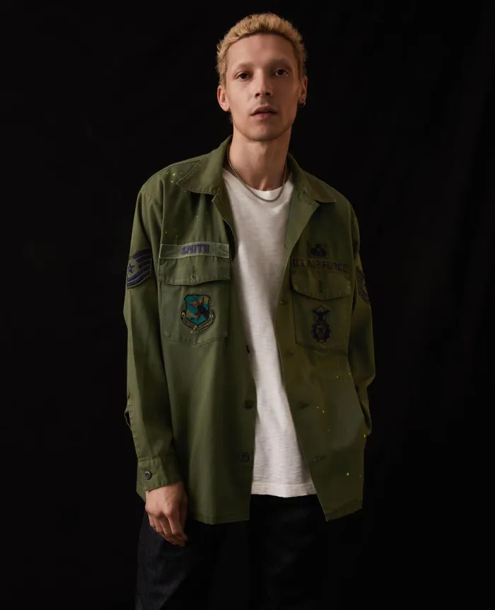 Blake Jacket Stone Dot Vintage Green Women AG Jeans Jackets Blake Jacket Stone Dot Vintage Green Women AG Jeans Jackets