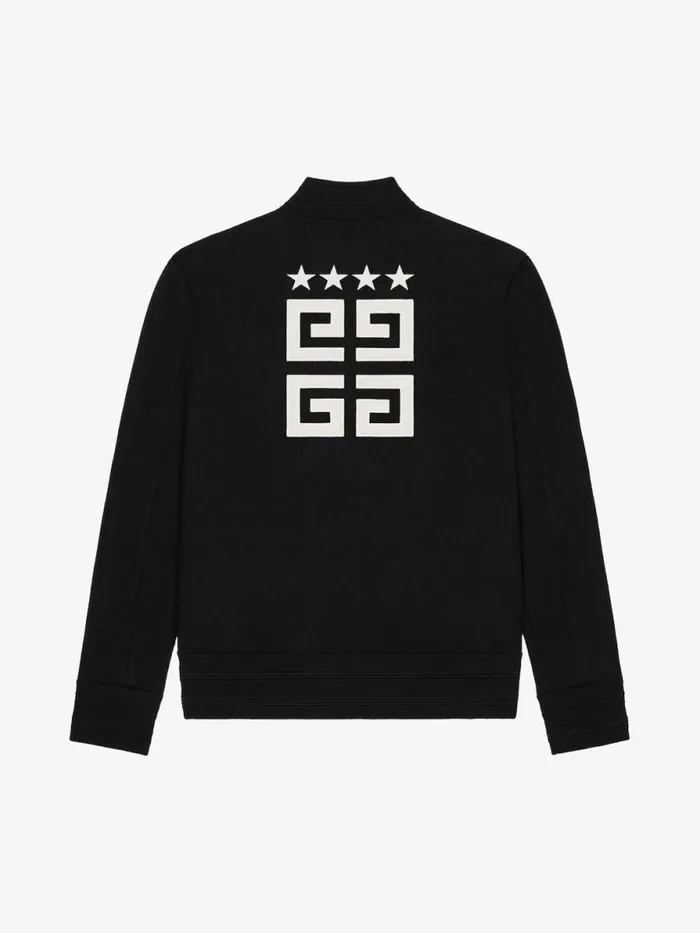Bomber Jacket In Wool Black Men Givenchy Coats and Jackets
