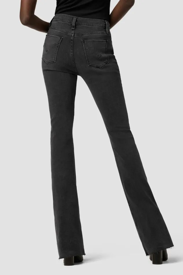 Bootcut Women Hudson Jeans Barbara HighRise Bootcut Jean Washed Black