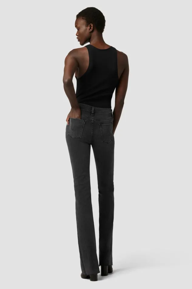 Bootcut Women Hudson Jeans Barbara HighRise Bootcut Jean Washed Black