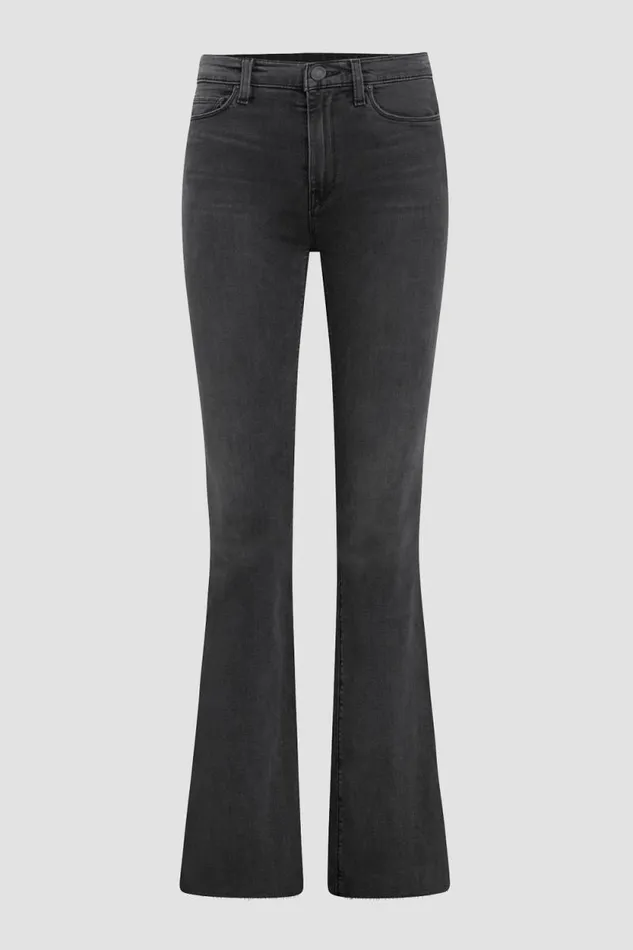 Bootcut Women Hudson Jeans Barbara HighRise Bootcut Jean Washed Black