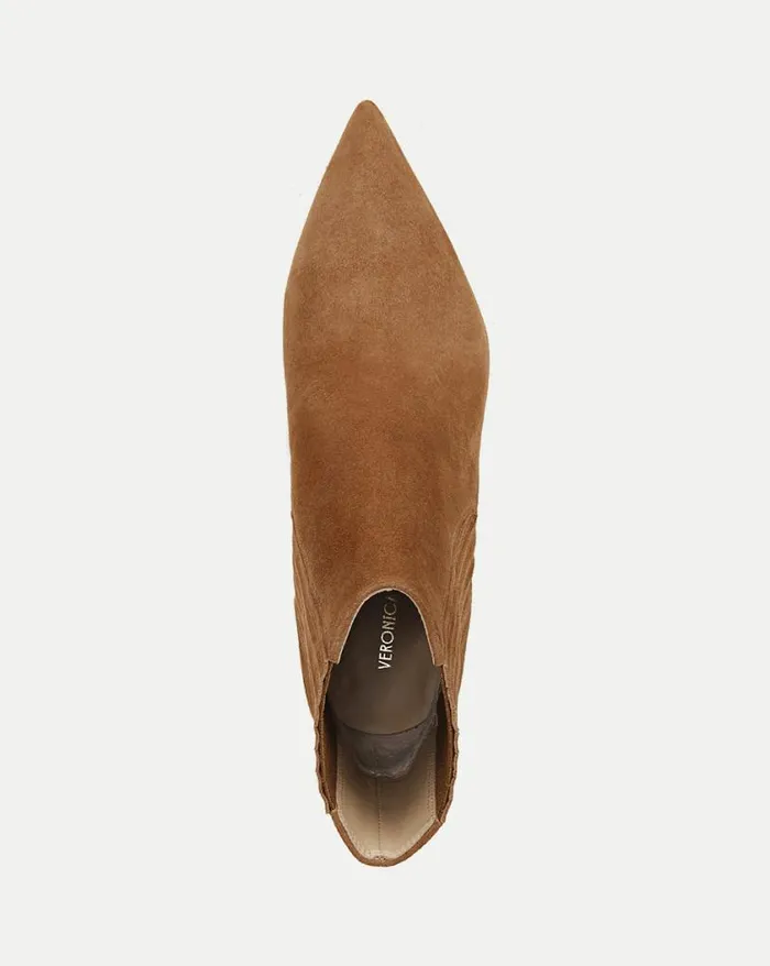 Boots and Booties Shop Veronica Beard Lisa Suede MidHeel Bootie Hazelwood