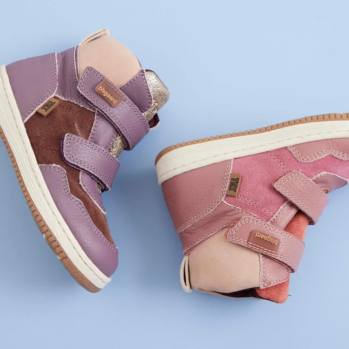 Boots BABY matty tex plum Purple bisgaardshoes