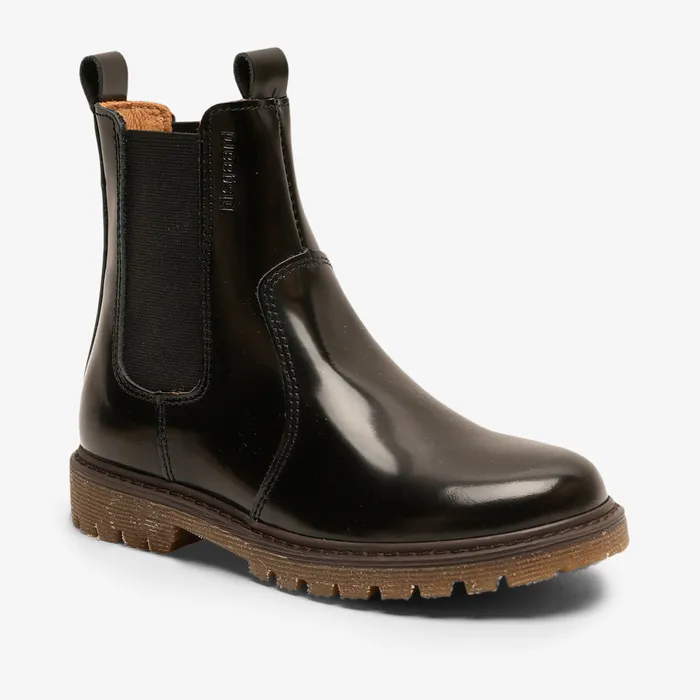 Boots neel black polido Black 8211 bisgaardshoes KIDS