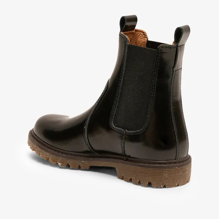 Boots neel black polido Black 8211 bisgaardshoes KIDS