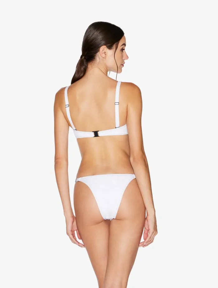 Brazilian Brief In White Swim La Perla Bikinis