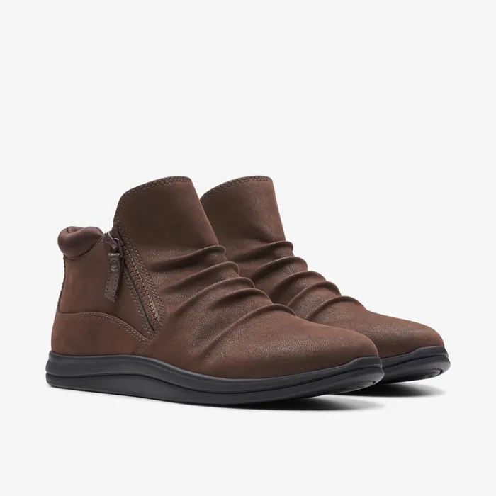 Breeze Range Dark Brown Women Clarks Boots and Booties