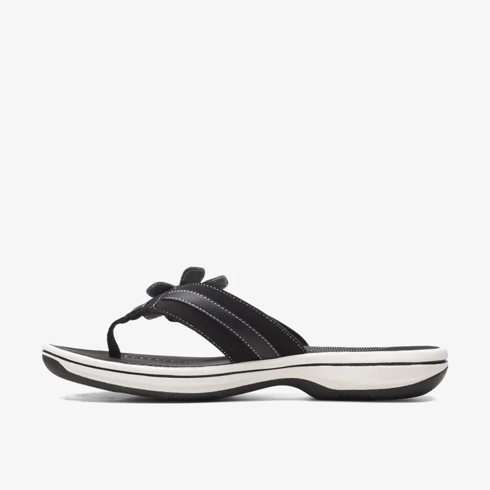 Brinkley Flora Black Women Clarks Sandals and Flip Flops