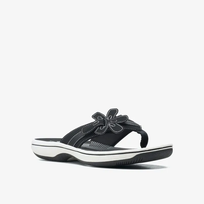Brinkley Flora Black Women Clarks Sandals and Flip Flops
