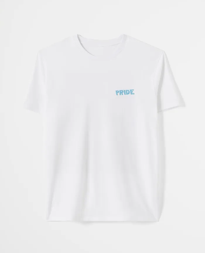 Bryce Crew Pride Is Belonging True White WomenMen AG Jeans Tees and Tanks