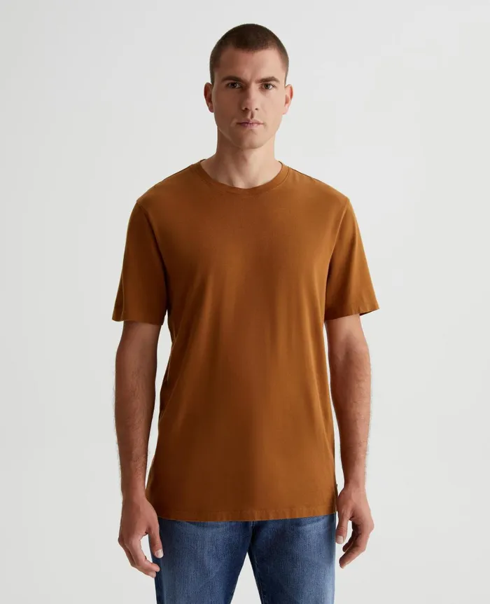 Bryce Crew Tree Bark Men AG Jeans Tees