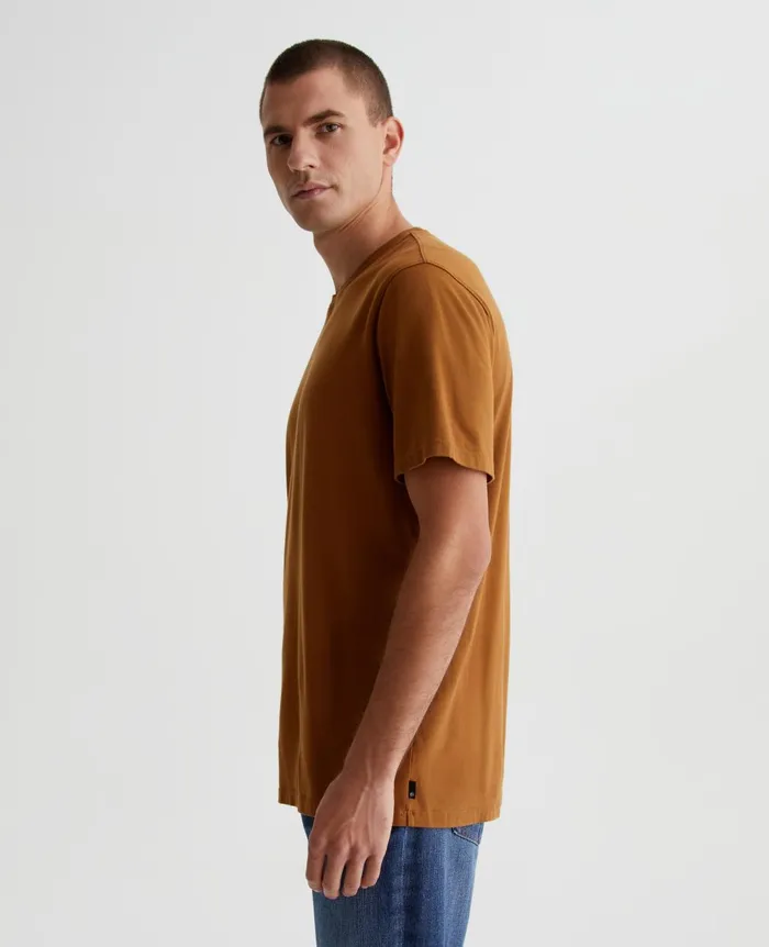 Bryce Crew Tree Bark Men AG Jeans Tees