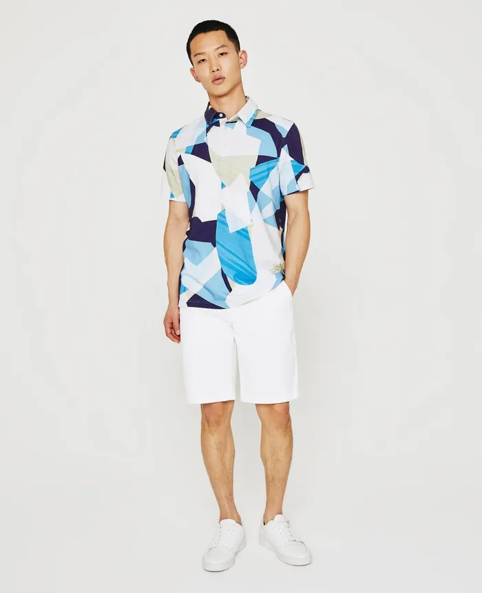 Bryce Polo Color Blocks Men AG Jeans Polos