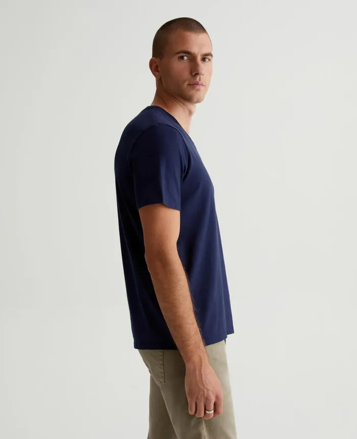 Bryce Vee Deep Navy Men AG Jeans Tees