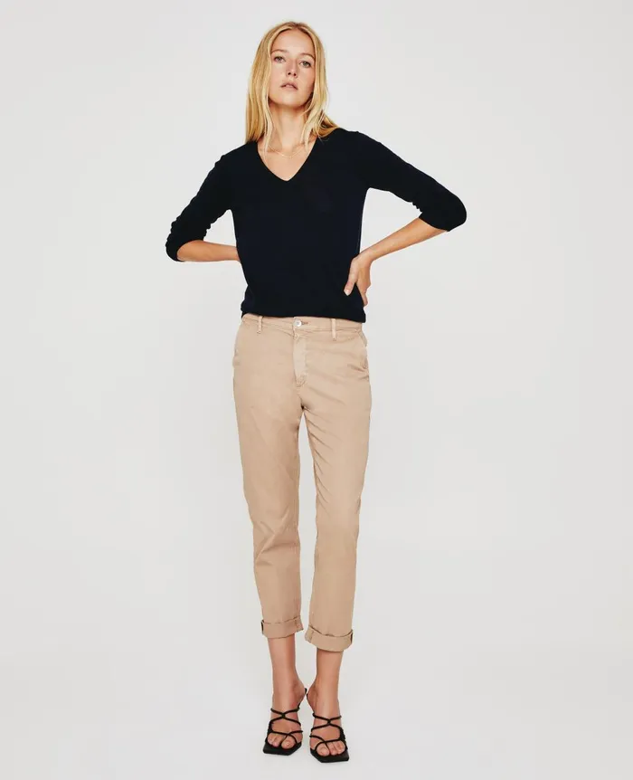Caden Sulfur Almond Biscotti Women AG Jeans Pants