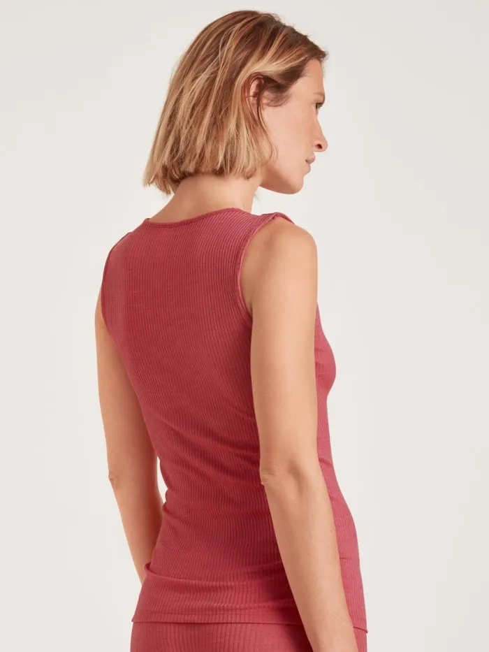 CALIDA Functional Underwear Women Tank Top Pomegranate Red