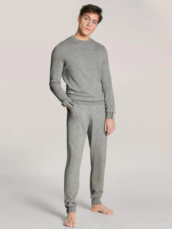 CALIDA Pants Men Pants Opal Grey Mel
