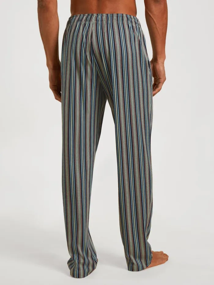 CALIDA Pyjama Pants Men Long Pants With Side Pockets Iris Green