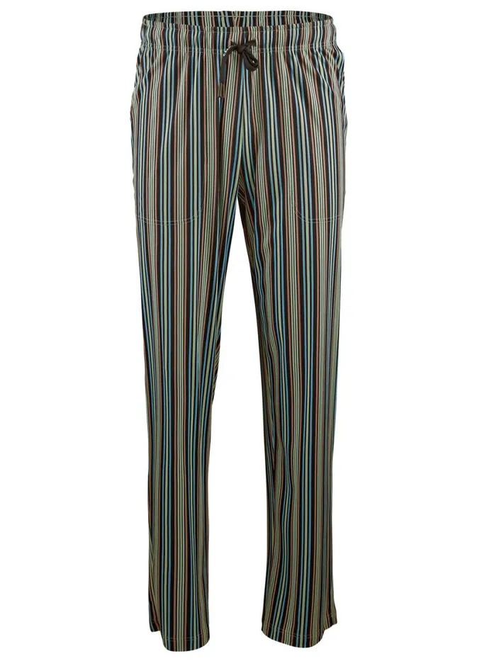 CALIDA Pyjama Pants Men Long Pants With Side Pockets Iris Green
