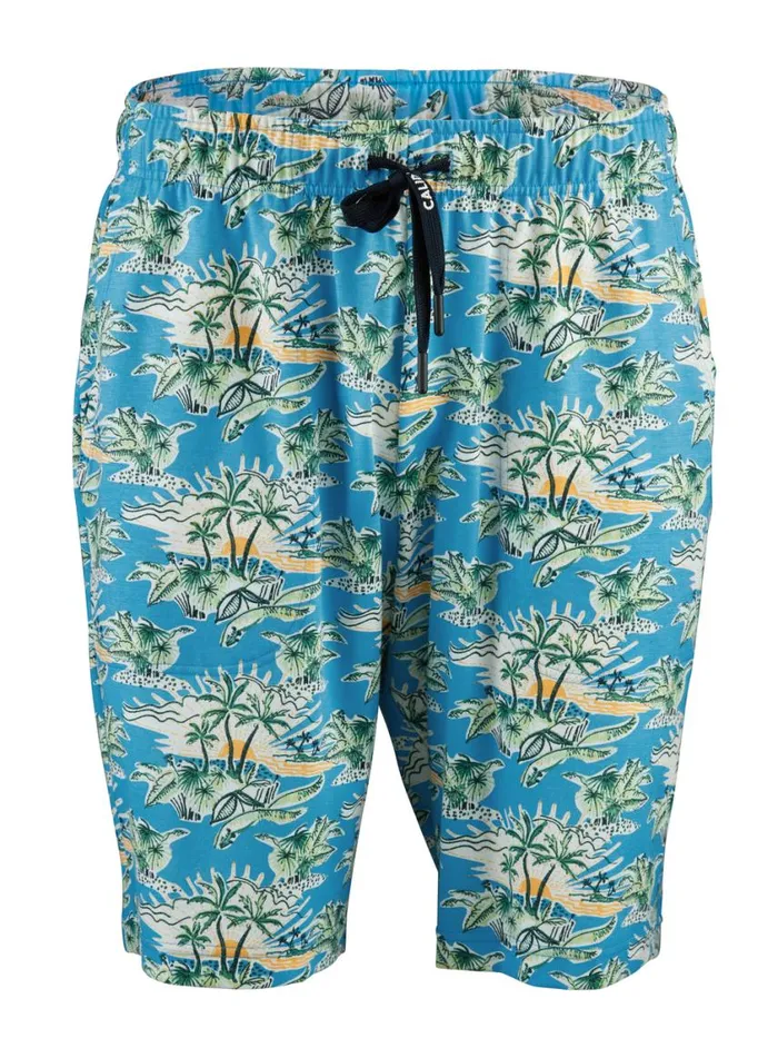 CALIDA Pyjama Pants Men Shorts Malibu Blue