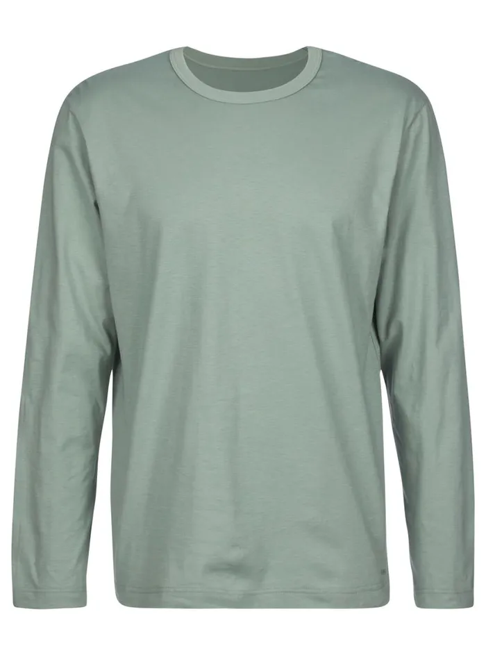 CALIDA Pyjama Tops Men Shirt Long Sleeve Slate Grey