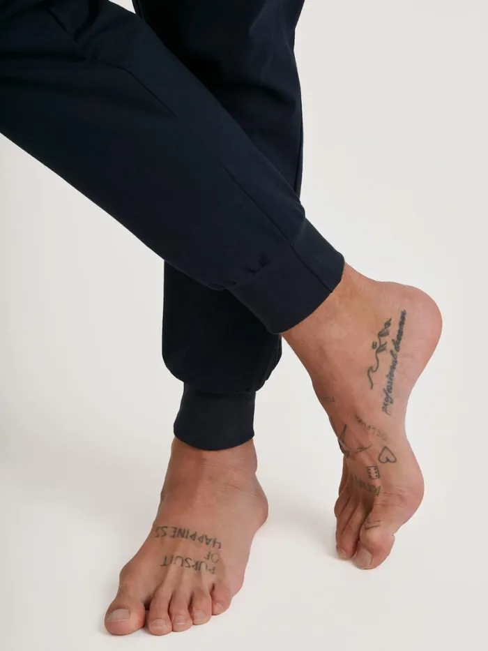 CALIDA Pyjamas Men Pyjama With Cuff Danube Blue