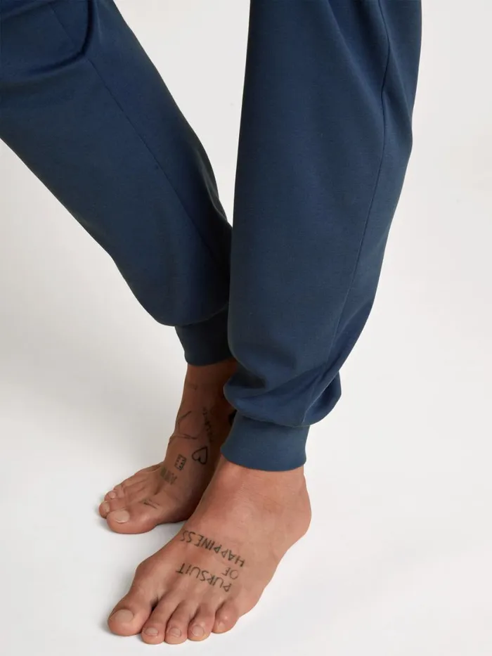 CALIDA Pyjamas Men Pyjama With Cuff Insignia Blue